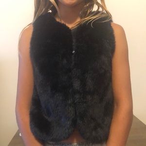 CREWCUTS furry vest M
